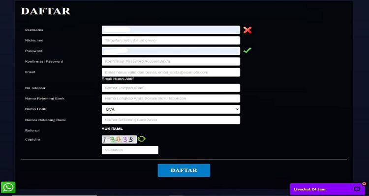 Formulir Pendaftaran Situs Nirwanapoker