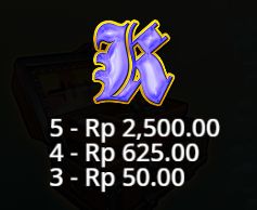 Simbol Huruf K dalam Game Slot 'BIG BASS - Secrets of The Golden Lake'