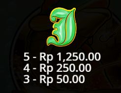 Simbol Huruf J dalam Game Slot 'BIG BASS - Secrets of The Golden Lake'