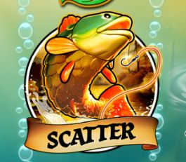 Simbol Ikan (Scatter) dalam Game Slot 'BIG BASS - Secrets of The Golden Lake'