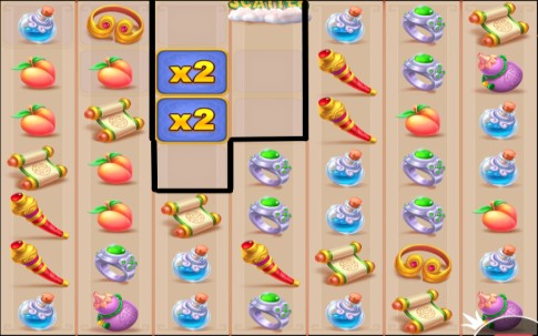 Tampilan Fitur Tumble (Runtuhan) - Monkey King Rush