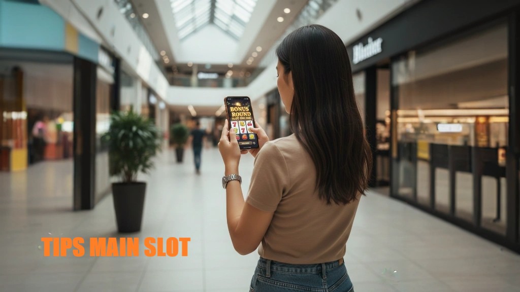 wanita asia bermain slot online